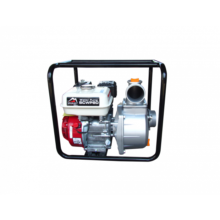 Мотопомпа рукав 75мм, 55м3/год, підйом 30м, чиста вода, SCWP80H, з двиг. HONDA GX160