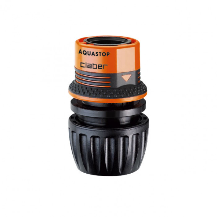 Конектор 1/2"-3/4" аквастоп для поливального шлангу, Ergogrip бл.