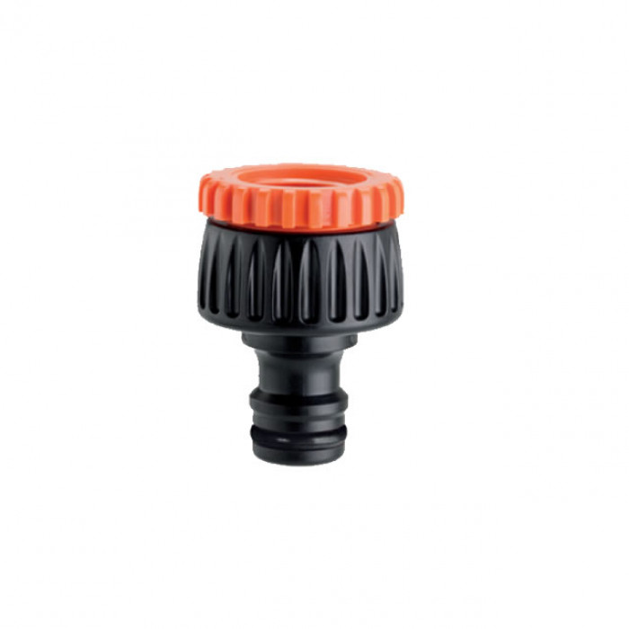Адаптер 1/2"-3/4"В для конектора поливального шлангу бл. Адаптер 1/2"-3/4"В для конектора поливального шлангу бл.