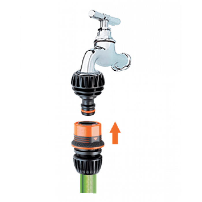 Конектор 1/2"- 5/8" для поливального шлангу Ergogrip