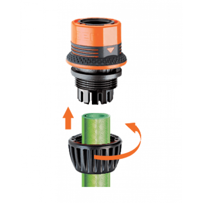 Конектор 1/2"- 5/8" для поливального шлангу Ergogrip бл.