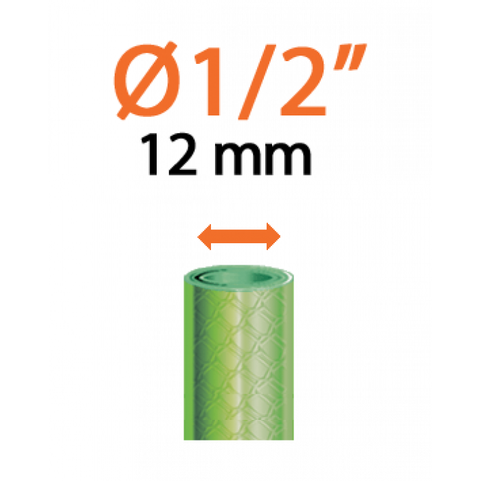 Конектор 1/2"- 5/8" аквастоп для поливального шлангу Ergogrip бл.