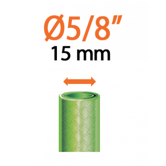 Конектор 1/2"- 5/8" аквастоп для поливального шлангу Ergogrip бл.