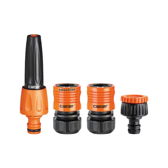 Розпилювач струменевий + 2 конектора 3/4"аквастоп, адаптер конектора 1/2"-3/4") Розпилювач струменевий + 2 конектора 3/4"аквастоп, адаптер конектора 1/2"-3/4")