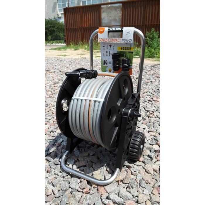 Візок зі шлангом 25м 5/8" "GENIUS COMPACT PRONTO 25"