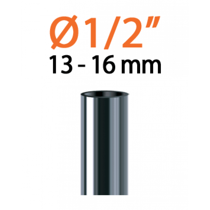 Штуцер 1/2"-3/4"Н*16мм для капельної трубки 1/2" з затисканням