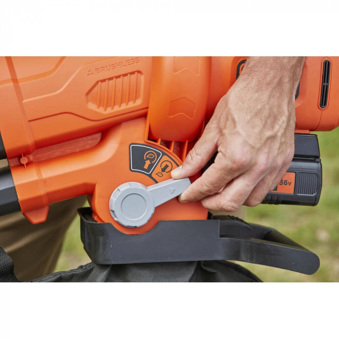 Садовий акумуляторний пилосос безщітковий BLACK+DECKER BCBLV3625L1