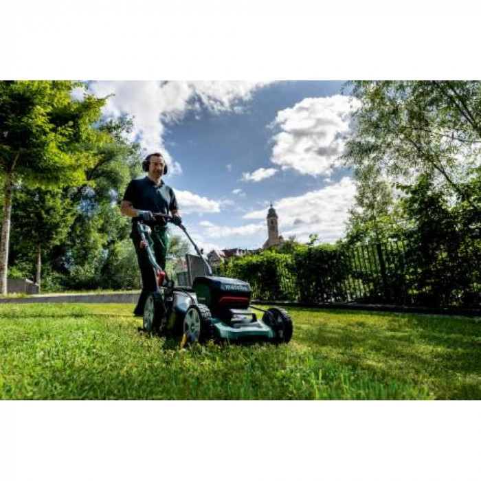 Газонокосарка акумуляторна Metabo RM 36-18 LTX BL 46 з АКБ і ЗП (601606650)