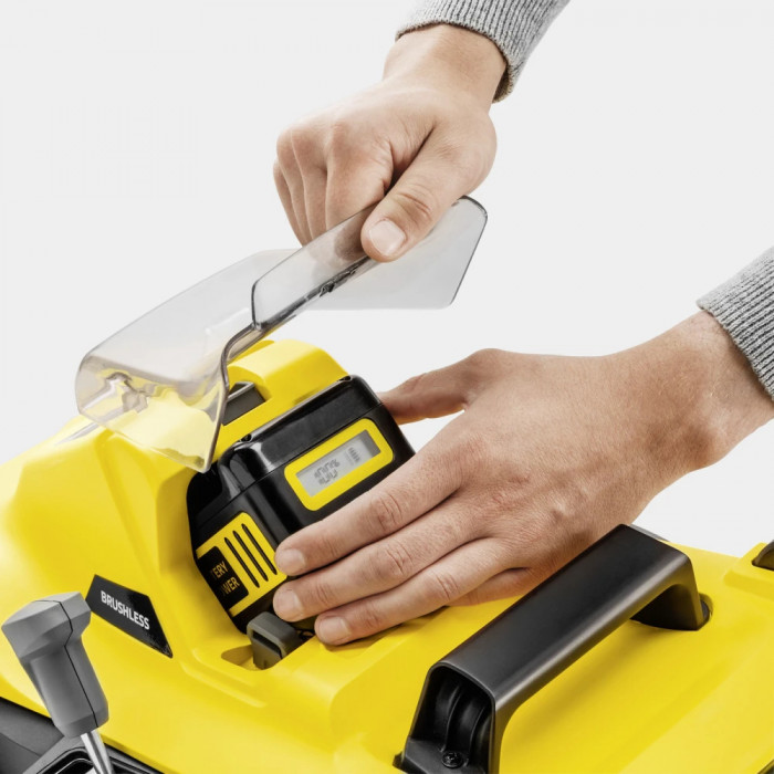 Газонокосарка акумуляторна Karcher LMO 3-18 Battery Set (АКБ і ЗП) (1.445-411.0)