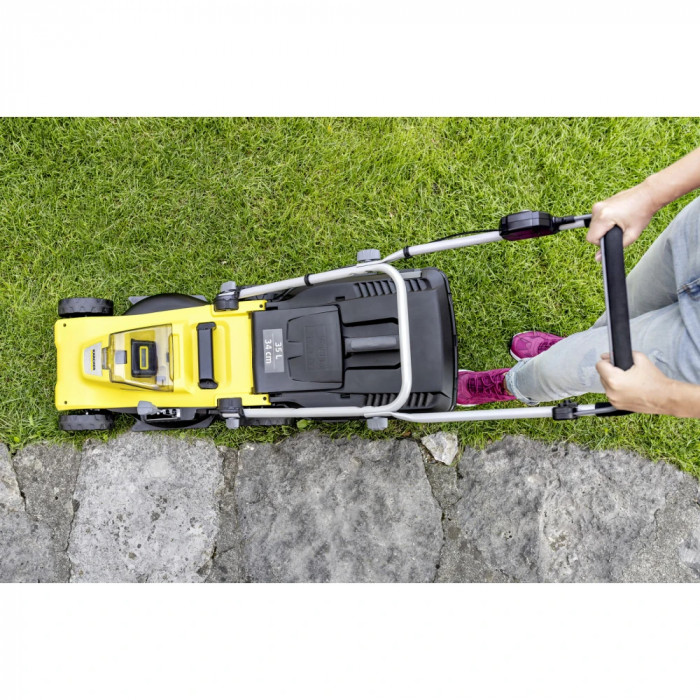 Газонокосарка акумуляторна Karcher LMO 3-18 Battery Set (АКБ і ЗП) (1.445-411.0)