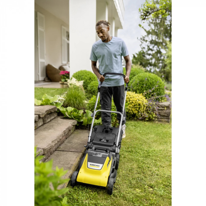 Газонокосарка акумуляторна Karcher LMO 4-18 Dual Battery Set (АКБ і ЗП) (1.445-421.0)