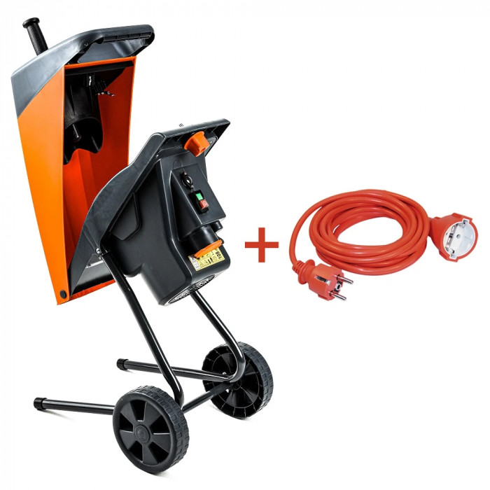 Садовий подрібнювач GTM DS2500/40 KIT + подовжувач 10м (DS2500/40_KIT+ext.cord)