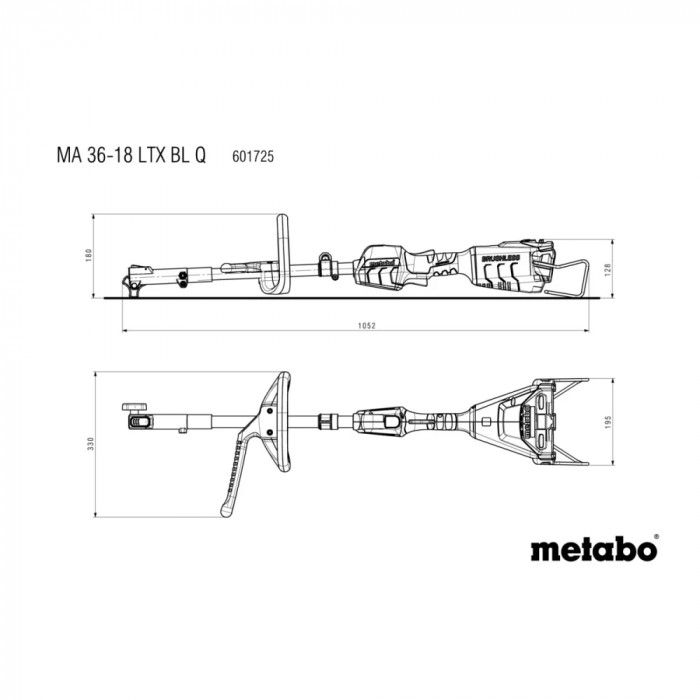 Комбісистема Metabo MA 36-18 LTX BL Q (601725850)